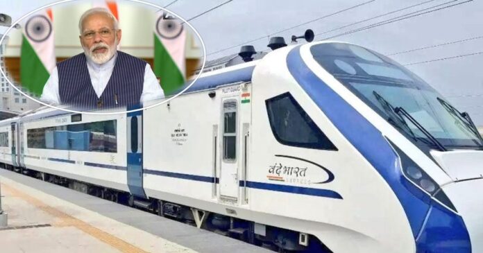 कल पहली बार 15 मिनट में पांच वंदेभारत ट्रेनों को किया जाएगा रवाना, जानें रूट