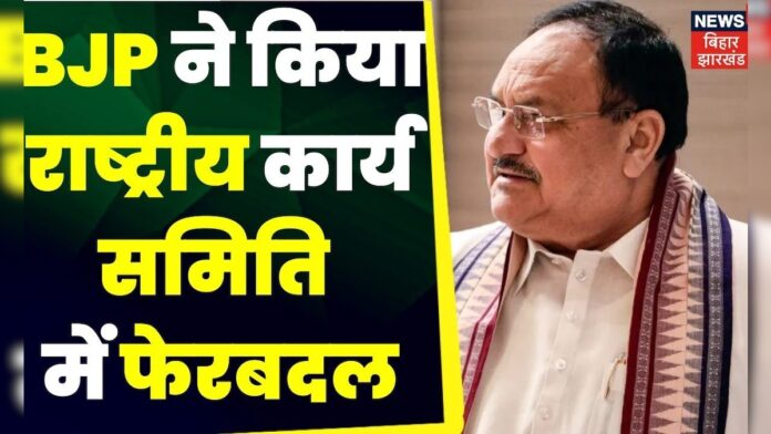 Mission 2024 : मिशन 2024 के लिए जेपी नड्डा ने बनाई नई राष्ट्रीय कार्यसमिति |  jdu | rjd | bjp | aap