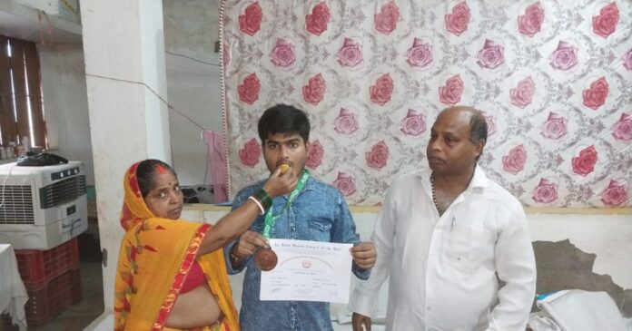 कृष्णकांत ने 25वें नेशनल डेफ सीनियर स्पोर्ट्स चैंपियनशिप में जीता ब्राउंस मेडल