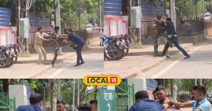 कानून मंत्री के गार्ड ही तोड़ रहे 'कानून,' राजद कार्यालय में करने लगे मारपीट