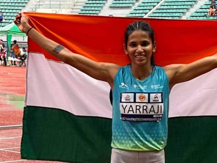 ज्योति याराजी ने 100 मीटर बाधा दौड़ में जीता स्वर्ण, दूसरे दिन भारत ने जीते 3 गोल्ड