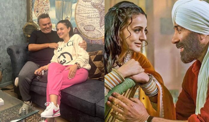 'गदर 2' के डायरेक्टर पर आरोप लगाने के बाद अमीषा ने साथ बिताया पूरा दिन, देखें Photo 