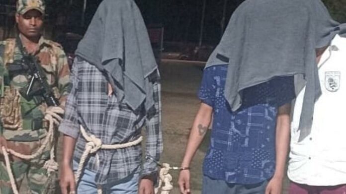 Jharkhand ATS and Ranchi police arrested infamous Kalu Lama gang chief Rohit Munda and key gang members