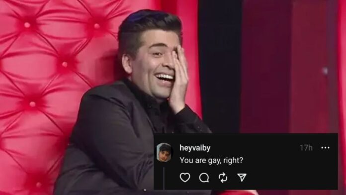 Karan Johar से एक यूजर ने पूछा- क्या आप 'गे' हो? एक्टर ने दे दिया ऐसा जवाब कि लोग हो गए हक्का-बक्का