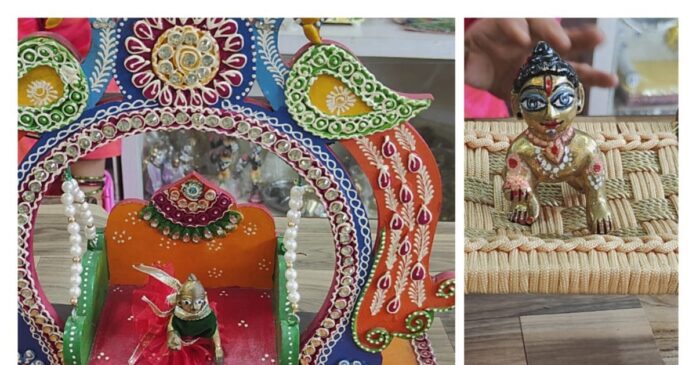 जमशेदपुर की दुकान में आपको मिल जाएंगे अपने भगवान के लिए पोशाक से लेकर गहने तक