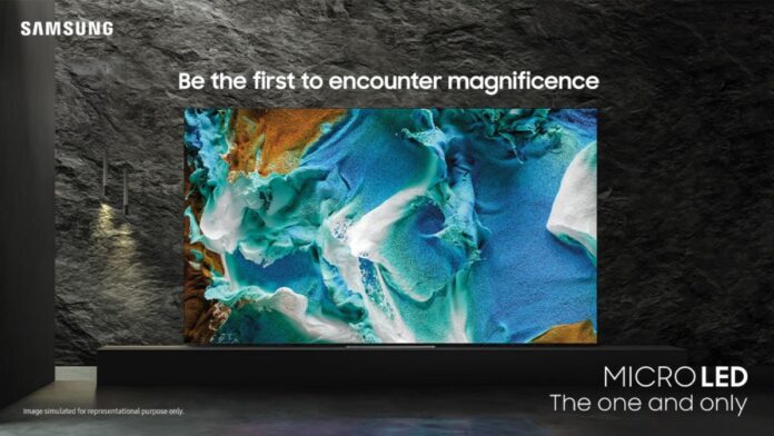 Samsung ने 1 करोड़ रुपये से ज्यादा में लॉन्च किया 110 इंच का स्मार्ट माइक्रो LED TV