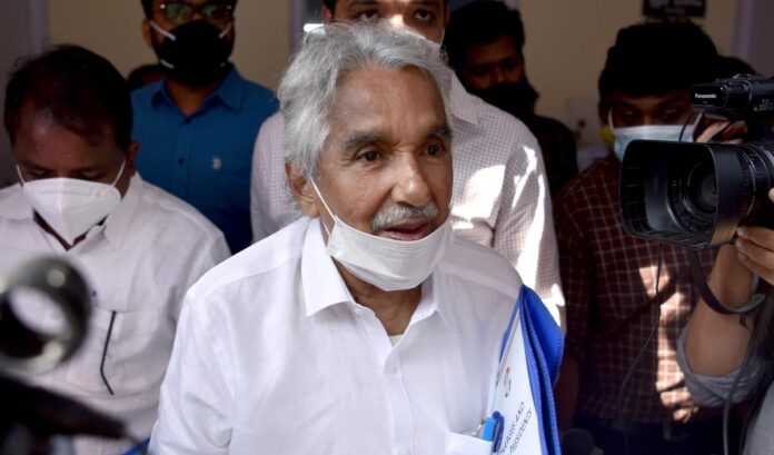 Chief Minister Oommen Chandy