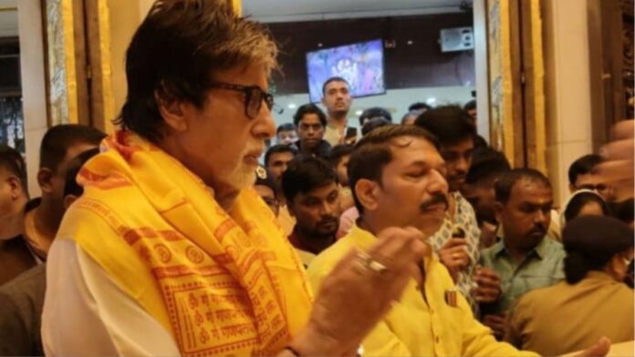 KBC 15 के शुरू होते ही अमिताभ बच्चन ने किए सिद्धिविनायक गणेश जी के दर्शन