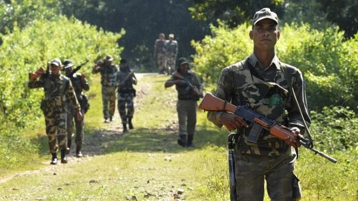 encounter broke out between security forces and naxals crpf personel died